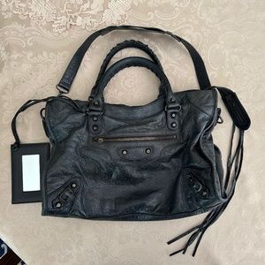 Balenciaga Classic City Bag Black 115748